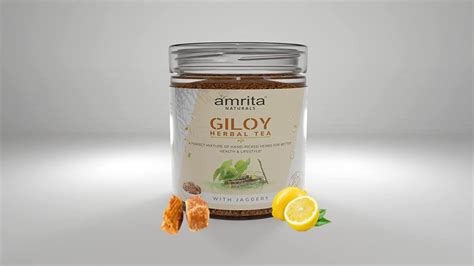 Amrita Naturals Giloy Tea Herbal With jaggery | Natural Immunity ...