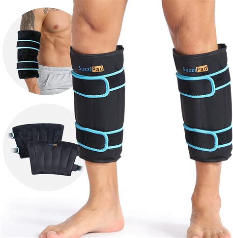 Amazon.com: Shin Splint Ice Packs (Set of 2) Reusable Hot and Cold ...