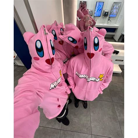 kakazzy Full Zip Hoodie Pink