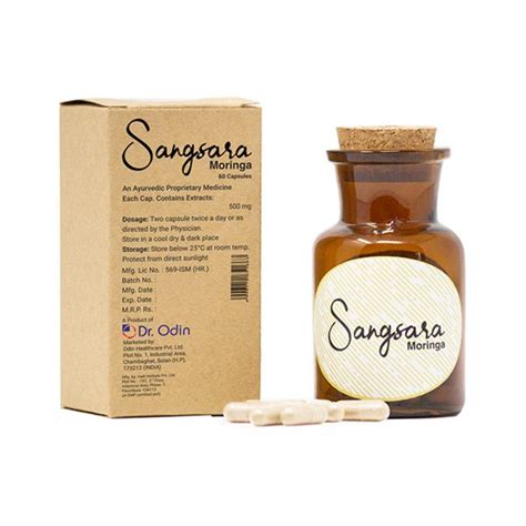 Sangsara Moringa 60 Capsules - Cureka - Online Health Care Products Shop