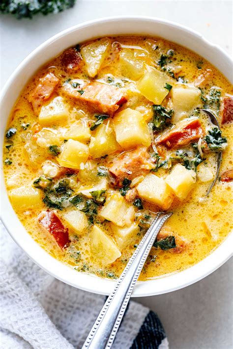 Creamy Instant Pot Sausage Soup Recipe with Kale and Potato – Instant ...