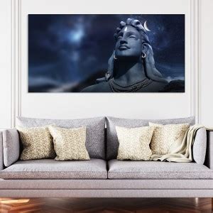 DecorGlance Lord Shiva Mahakal Canvas Print Wall Painting Canvas 24 ...