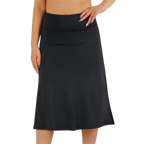 Snapklik.com : Women Knee Length Skorts Skirts Modest Skirt Athletic ...