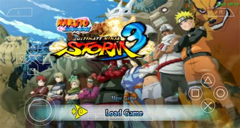 Naruto Ultimate Ninja Impact Storm 3 MOD ISO PSP - EvolutionofGames