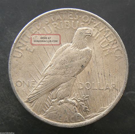 1922 Peace Liberty Silver One Dollar Coin