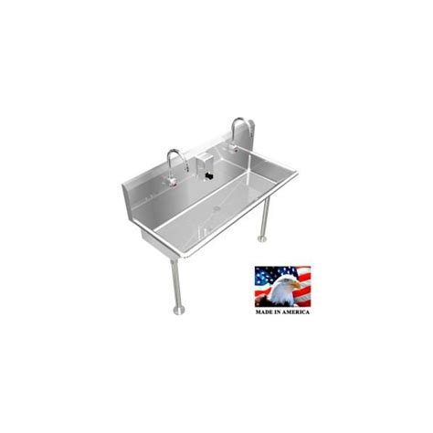 Best Sheet Metal. BSM Inc. Stainless Steel Sink, 2 Station w/Electronic ...