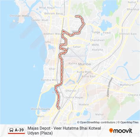 A39 Route: Schedules, Stops & Maps - Majas Depot (Updated)