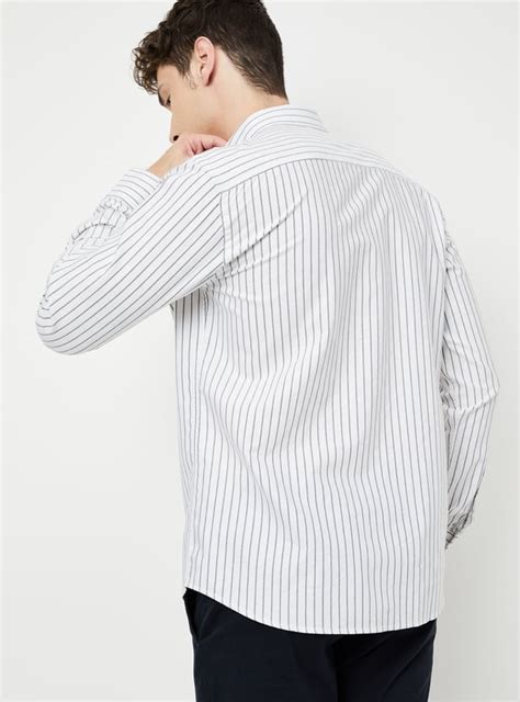 Buy Men Striped Slim Fit Shirt Online at just Rs. 999.0 - 1000014702284 ...