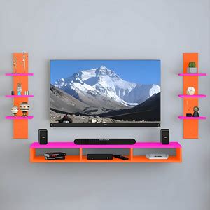 ALBABA AL - BABA Entertainment Unit in Engineered Wood MDF Engineered ...