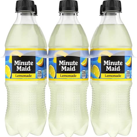 Minute Maid Lemonade Bottle Nutrition Facts | Besto Blog