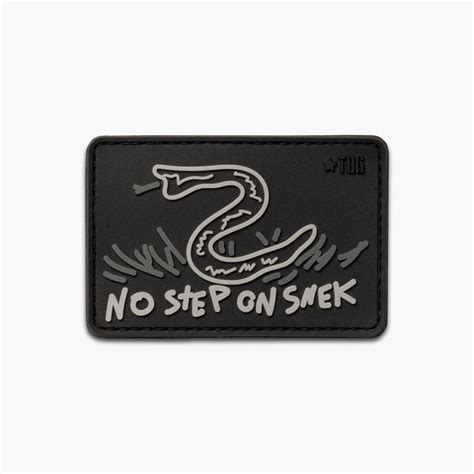No Step On Snek PVC Patch Boldly Declare | Stitchpatches.com