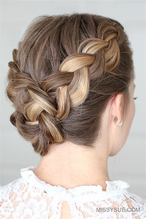 Image result for Dutch Braid Bun Tutorial