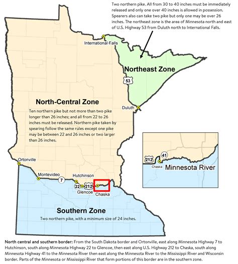 New 2018 MN northern pike fishing regulations, zones and maps
