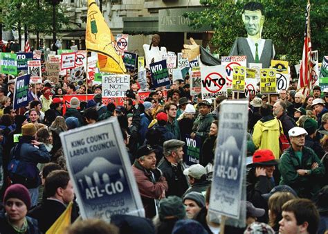 Protest Against WTO 的图像结果