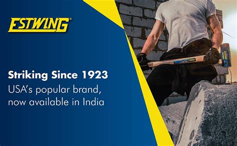 Estwing Sledge Hammer 1.8 Kg, 16" (400mm) U.S Hickory Wood Handle ...