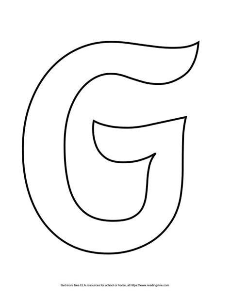 G Bubble Letter