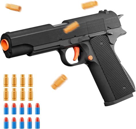 Buy UNCLEGEL M1911 EVA Soft Foam Ejection Toy Blaster, Shooting with ...