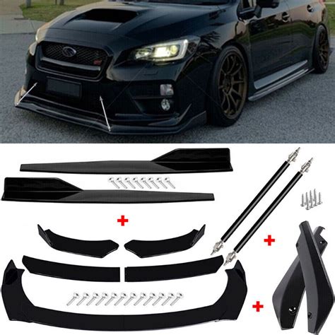 For Subaru WRX STI Front Bumper Lip Chin Spoiler India | Ubuy
