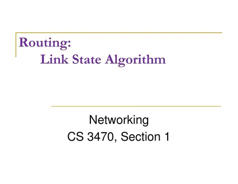 Link State Routing Algorithm 的图像结果