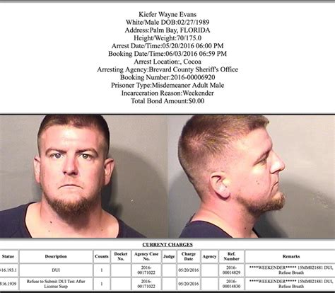 Arrests In Brevard County: June 4, 2016 - Space Coast Daily