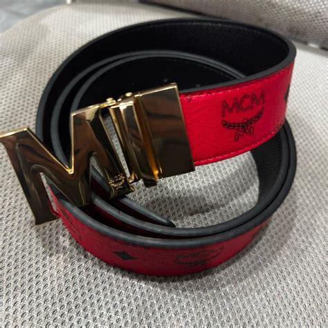 Mcm belt reversible buckle - Depop