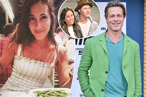 Brad Pitt's new girlfriend, Ines de Ramon, wears 'B' necklace