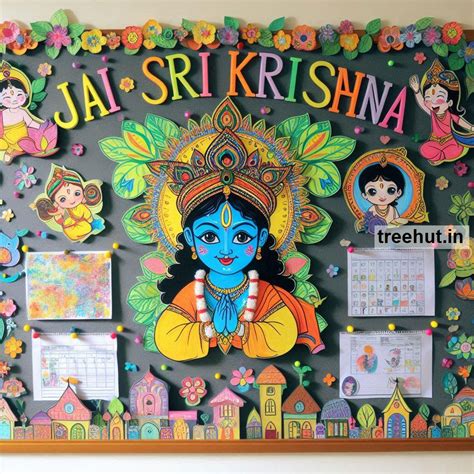 Sri Krishna Janmashtami Bulletin Board and Activity Ideas for ...