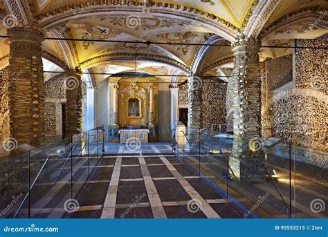 Chapel of Bones, Evora, Portugal Editorial Stock Photo - Image of ...