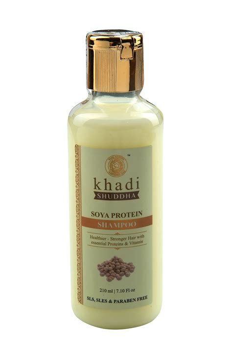 Buy Khadi Shuddha Soya Protein Shampoo 210 ML - Healthier & Stronger ...