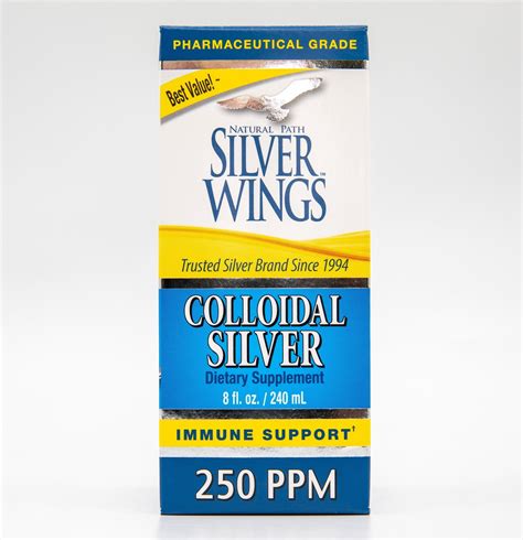 Silver Wings Colloidal Silver 250 ppm - Dropper – Island Health Hut