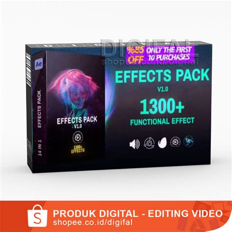 Jual AtomX - Effects Pack V1.0 Transitions Effects Footages & Presets ...