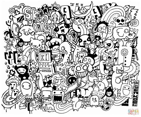 Coloring Doodles Printable