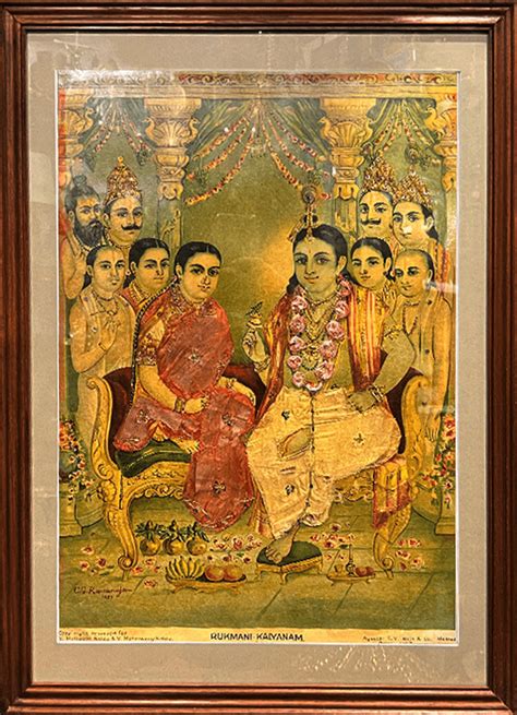 Painting of Sita, Oleograph by Raja Ravi Varma