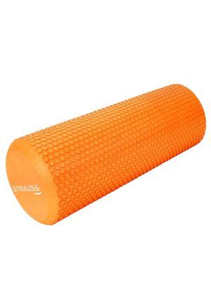 Buy Strauss Yoga Foam Roller, 30 cm (Orange) Online