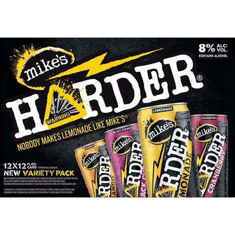 Mike's Harder Lemonade Variety Pack 12 pk Cans - Shop Malt beverages ...