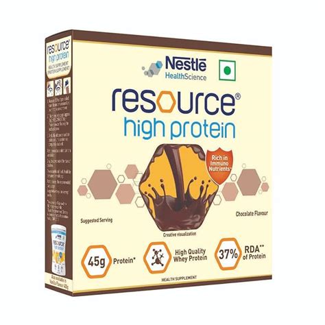 Buy RESOURCE High Protein - Chocolate Flavour, Protein Powder, Contains ...