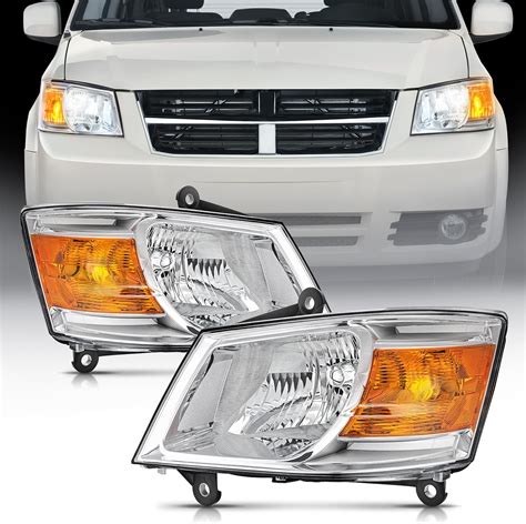 Nilight Conjunto de faros delanteros para Dodge Grand Caravan 2008 ...