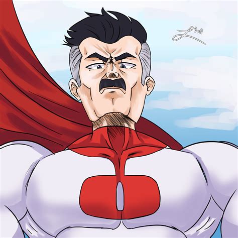 Omni-man (old drawing) by Leon0u0 on Newgrounds