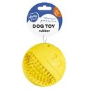 Duvo+ Dog Toy Rubber Giggle Ribble Ball 8,5x8,5x8,5cm[Color - Yellow ...