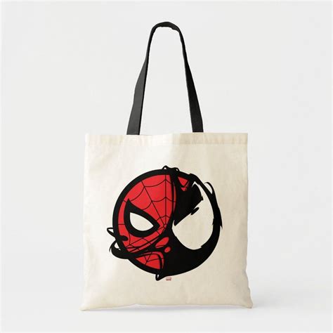 Venomized Spider-Man Logo Tote Bag | Tote bag, Tote, Bags