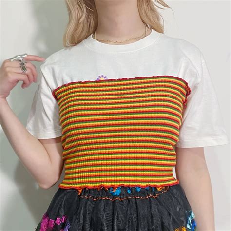 Rainbow tube top | LEMON
