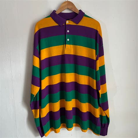 chesterfield border L/S polo shirt 3XL made in USA | used and vintage ...