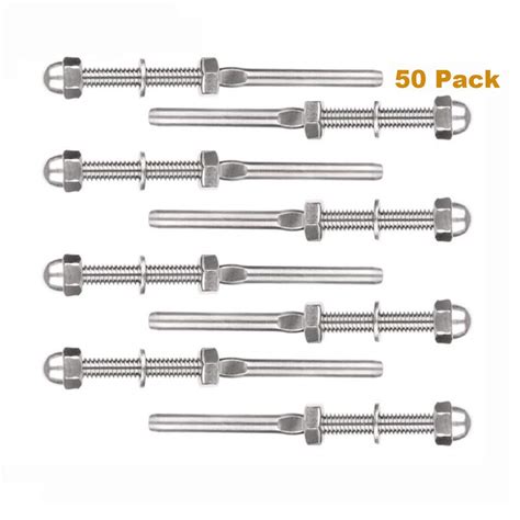 JUGREAT Handrail Railing Cable Tensioner Threaded Stud End Stainless ...