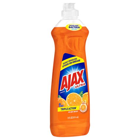 AJAX Liquid Dish Soap, Orange Scent, 14 Ounce – Walmart Inventory ...