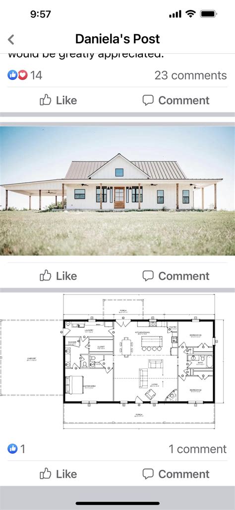 Small House Floor Plan with Two Rooms