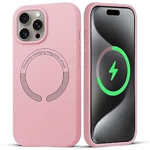 Mr. Case Silicon Back Cover Case for iPhone 15 Pro with MagSafe ...