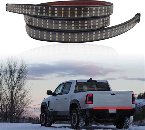 Amazon.com: 60 Inch LED Tailgate Waterproof Light Bar Triple Row Truck Tailgate Light Bars for ...