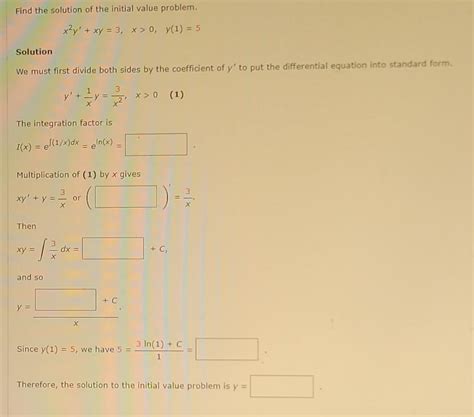 Solved Find the solution of the initial value problem. | Chegg.com