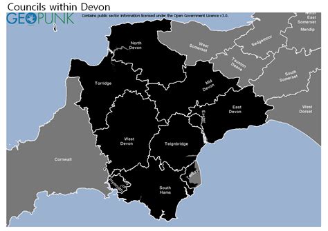 Map and Details for West Devon Borough Council Local Authority
