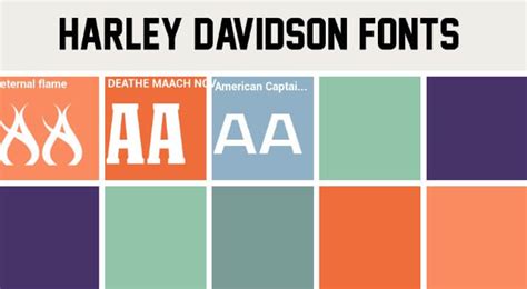Harley Davidson Font Family Free Download